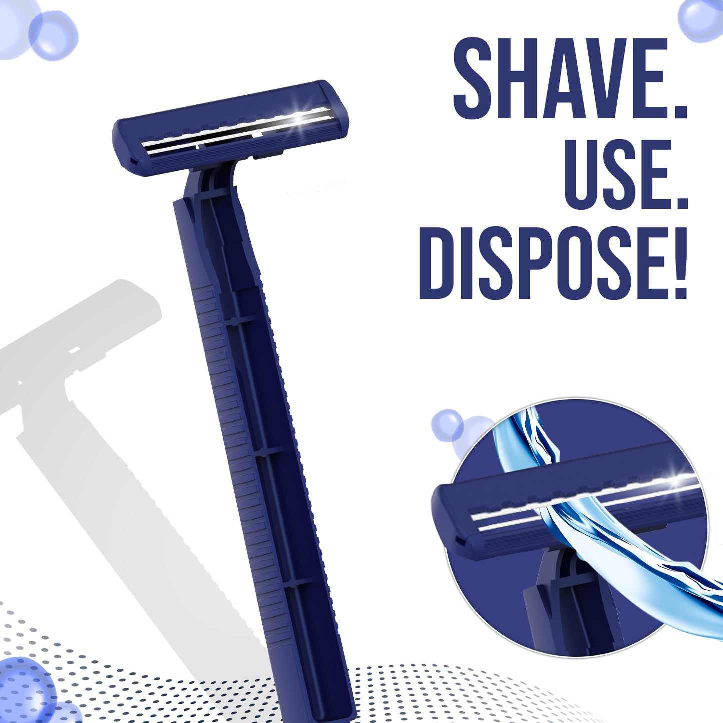 Dorco KLASS 2 (TD 708) Disposable Razor Pack of 25