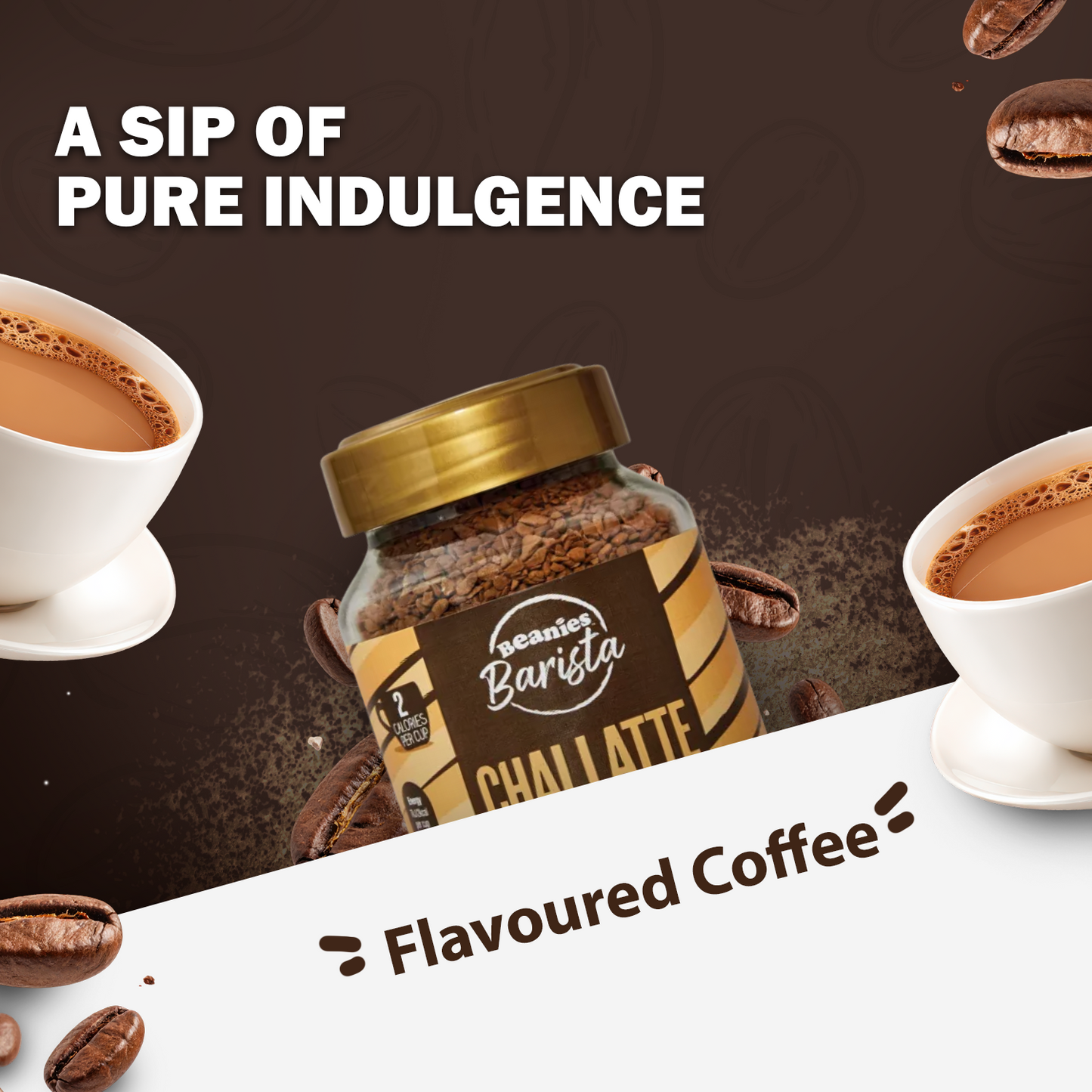 Beanies Barista Range - Chai Latte Instant Coffee, 50g