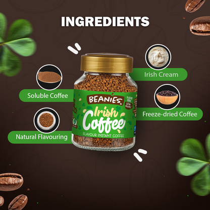 Beanies - Irish Cream Flavour Instant Coffee (50g)