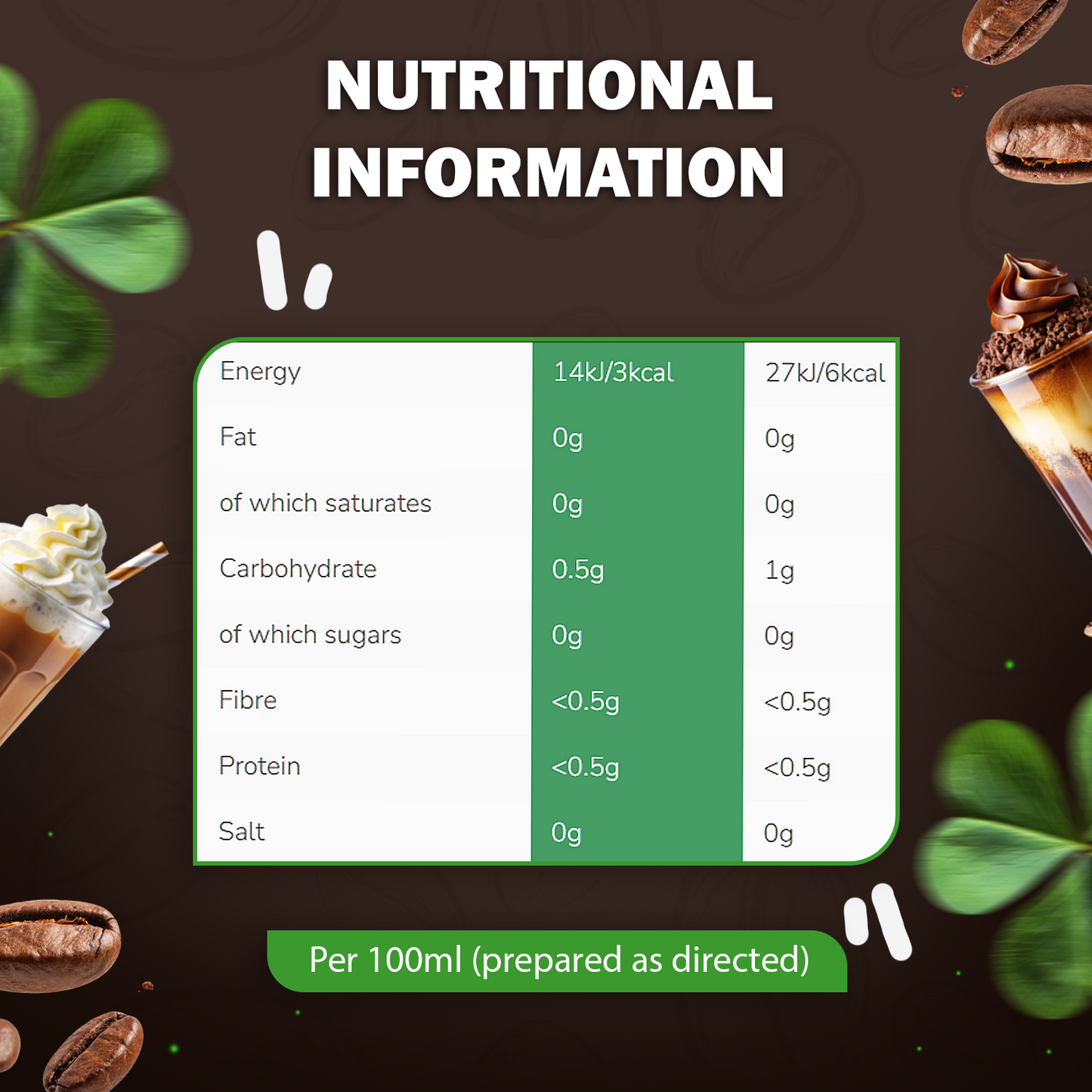 Beanies Irish Cream Flavour Instant Coffee, 50g