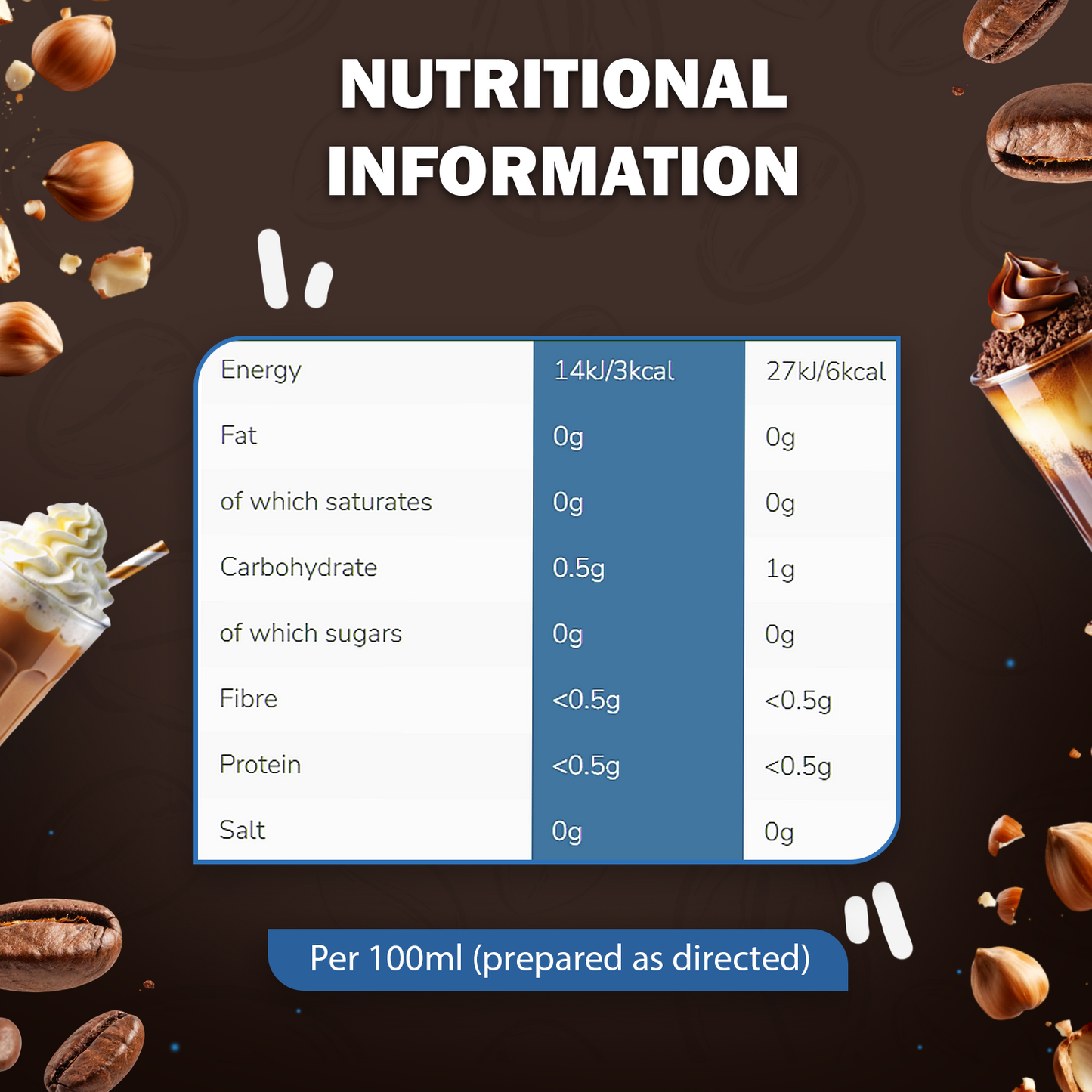 Beanies Nutty Hazelnut Flavour Instant Coffee, 50g