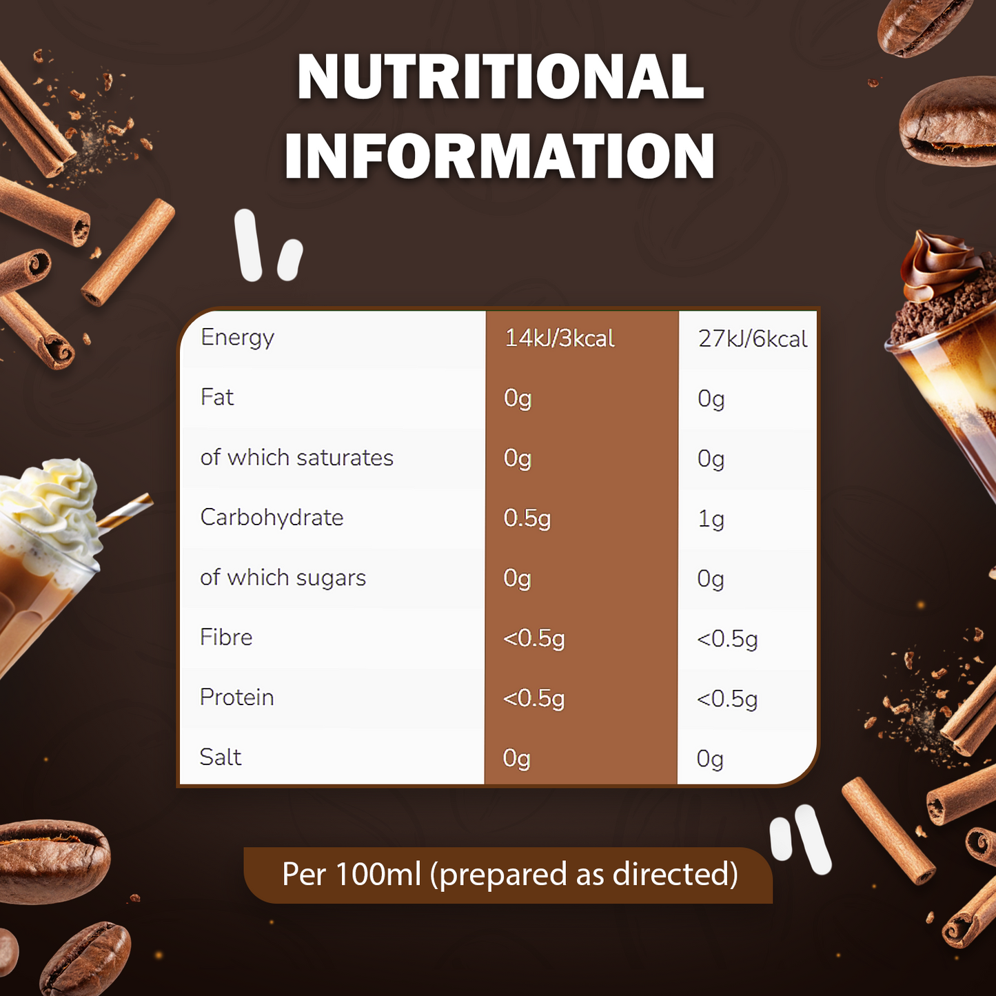 Beanies Cinnamon Hazelnut Flavor Instant Coffee, 50g