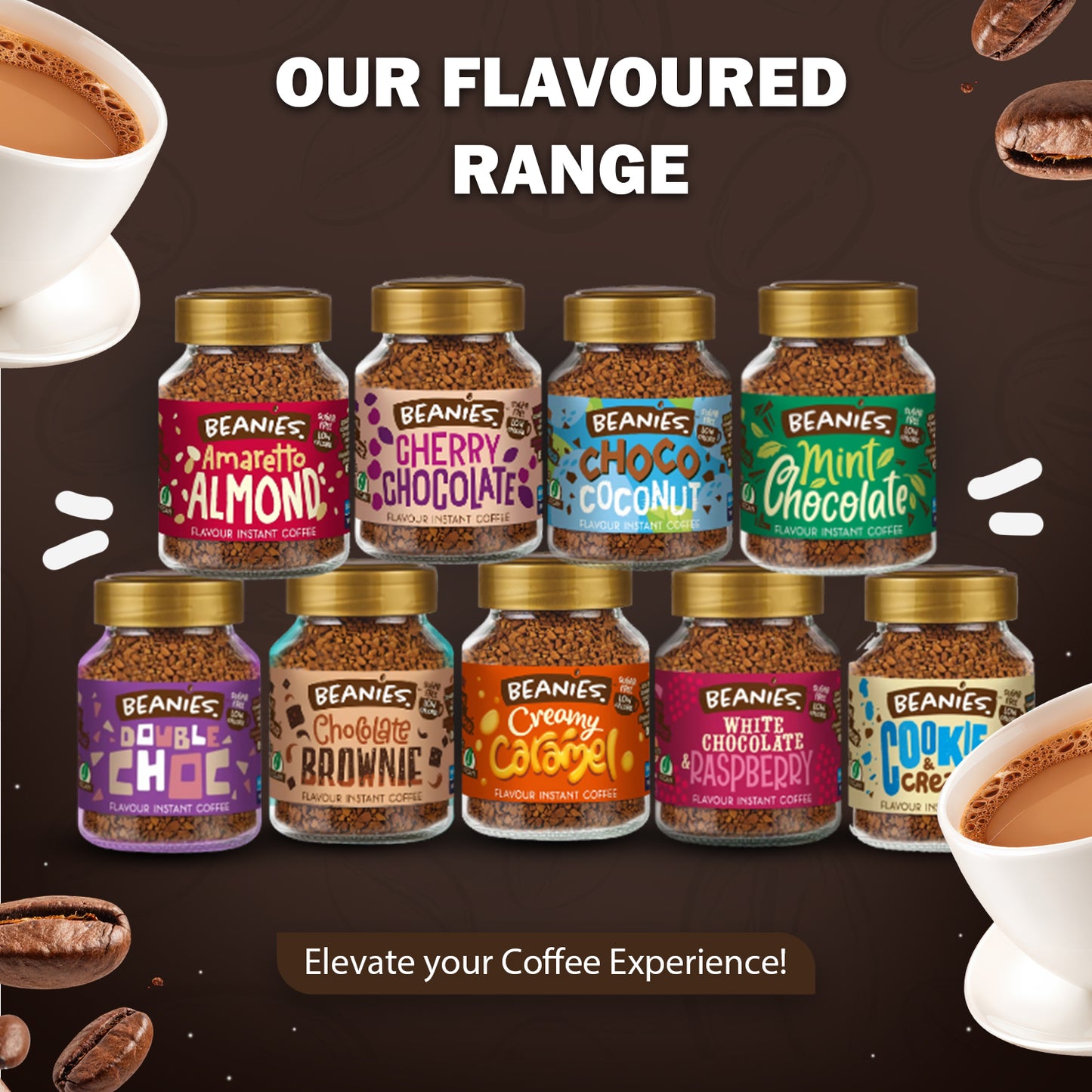 Beanies Barista Range - Chai Latte Instant Coffee, 50g