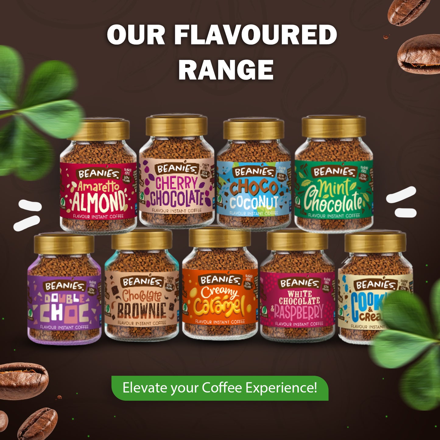Beanies Irish Cream Flavour Instant Coffee, 50g