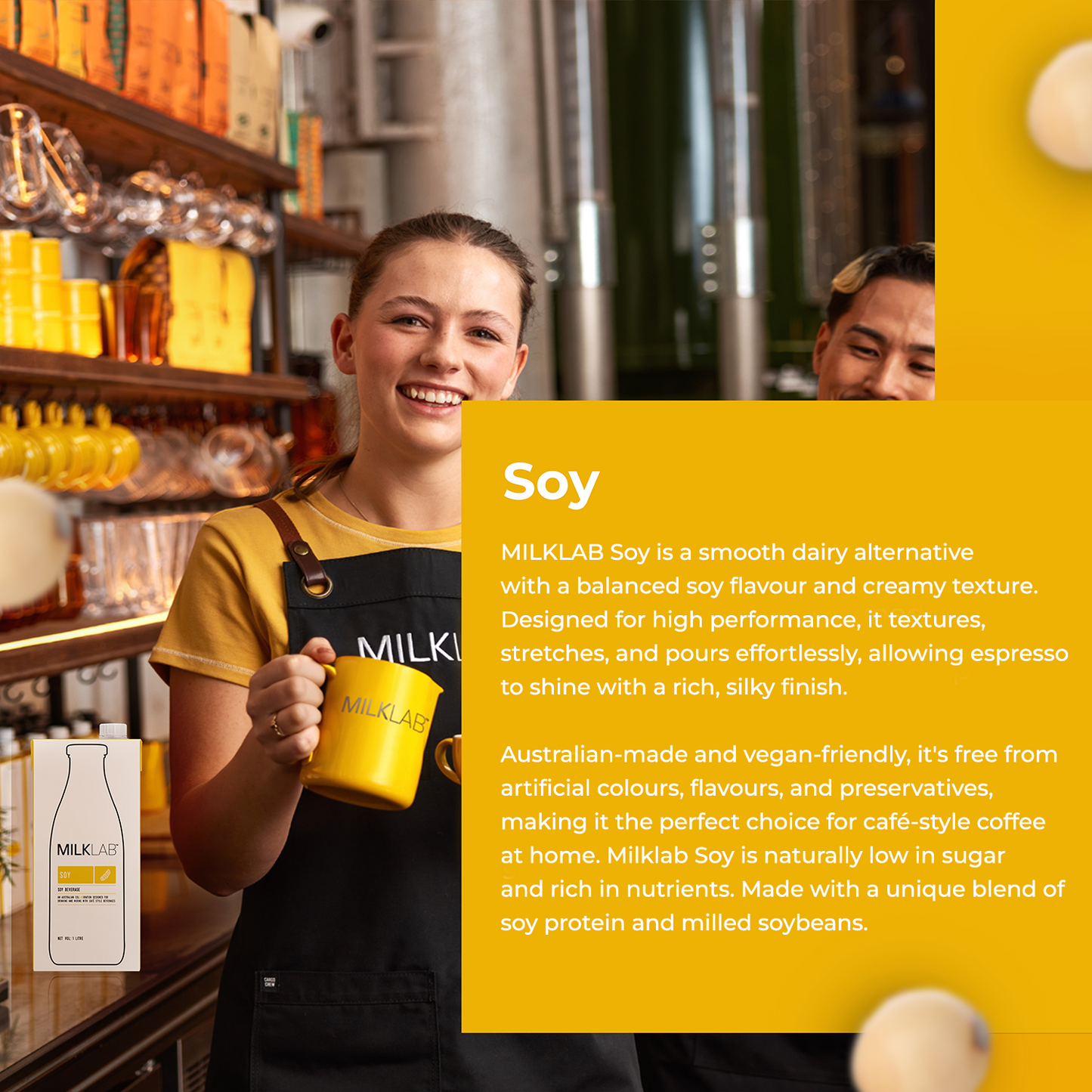 MILKLAB - Soy Milk | Plant Based | Vegan | Lactose Free Milk