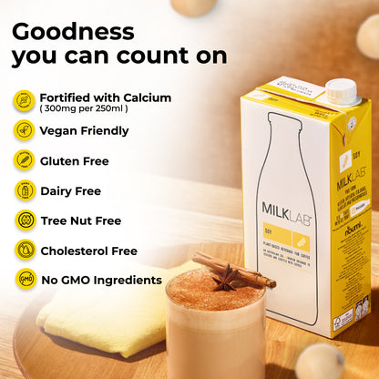 MILKLAB - Soy Milk | Plant Based | Vegan | Lactose Free Milk