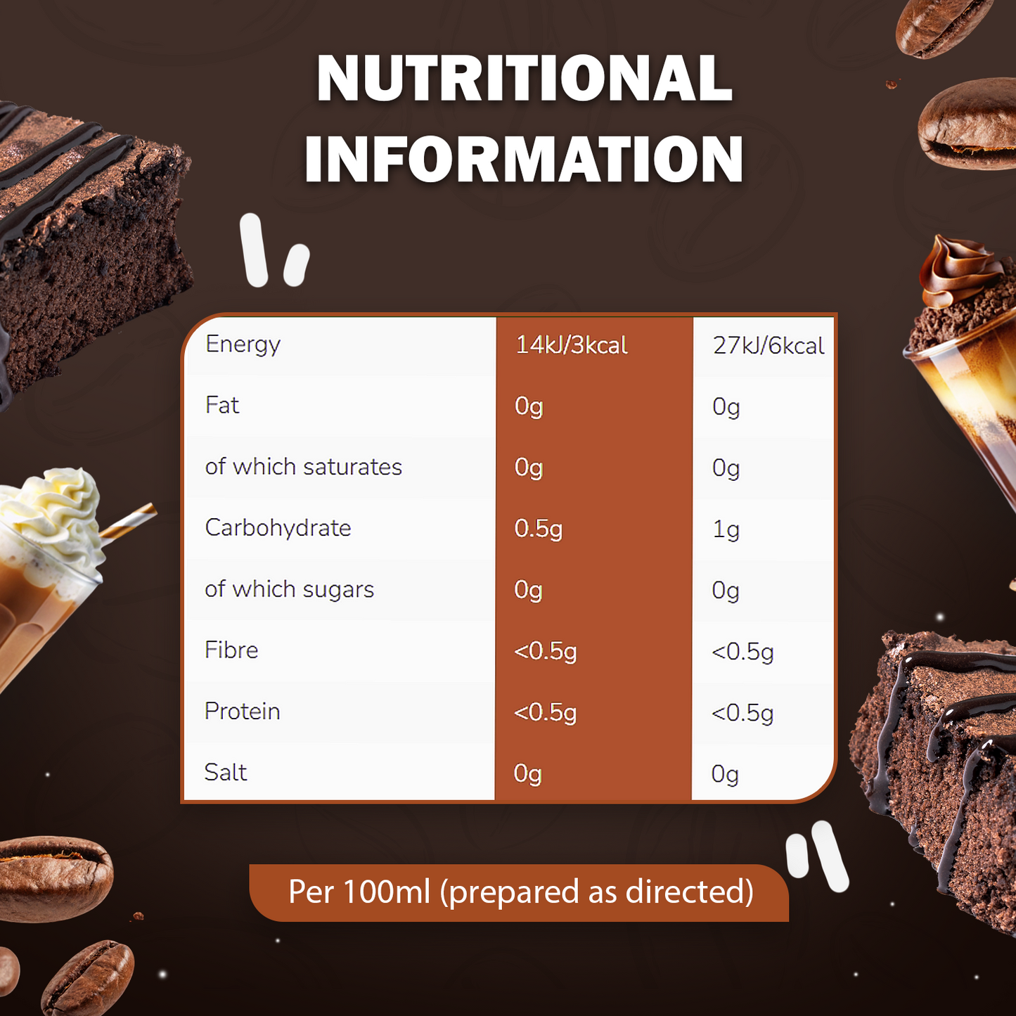Beanies Chocolate Brownie Flavour Instant Coffee, 50g