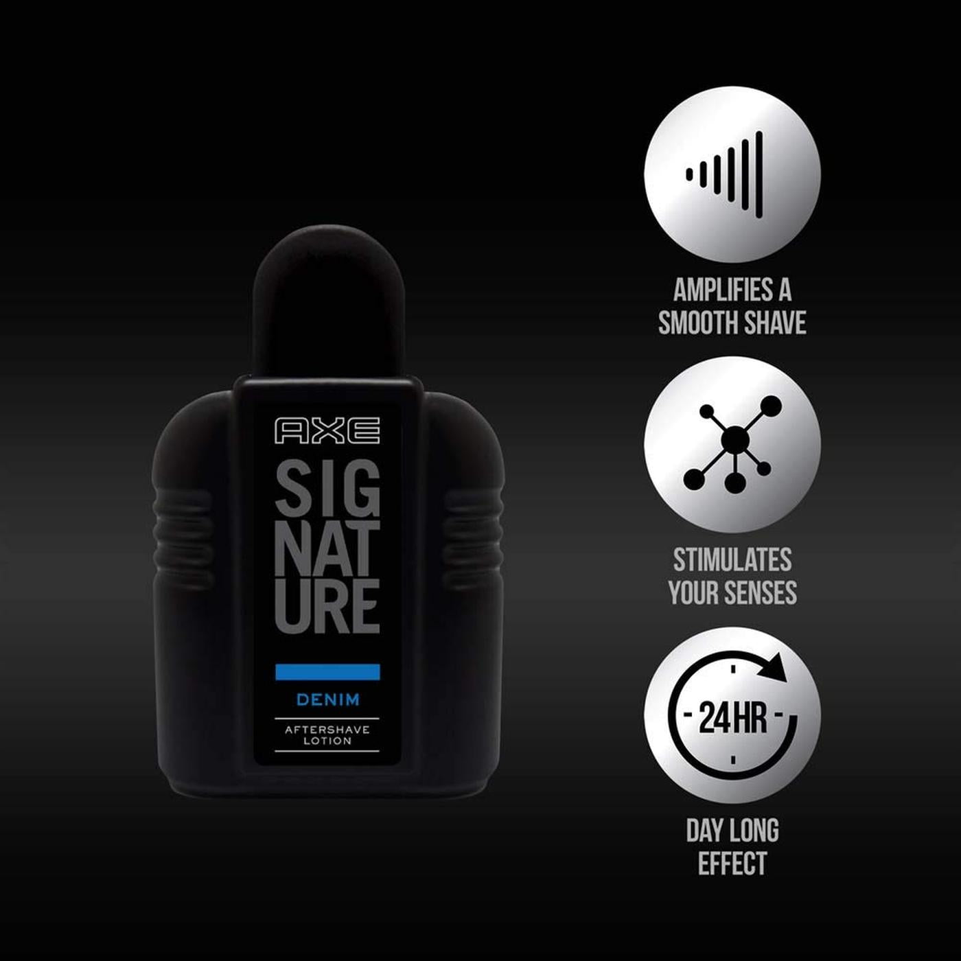 Axe Signature Denim After Shave Lotion 50 ml Pack of 2