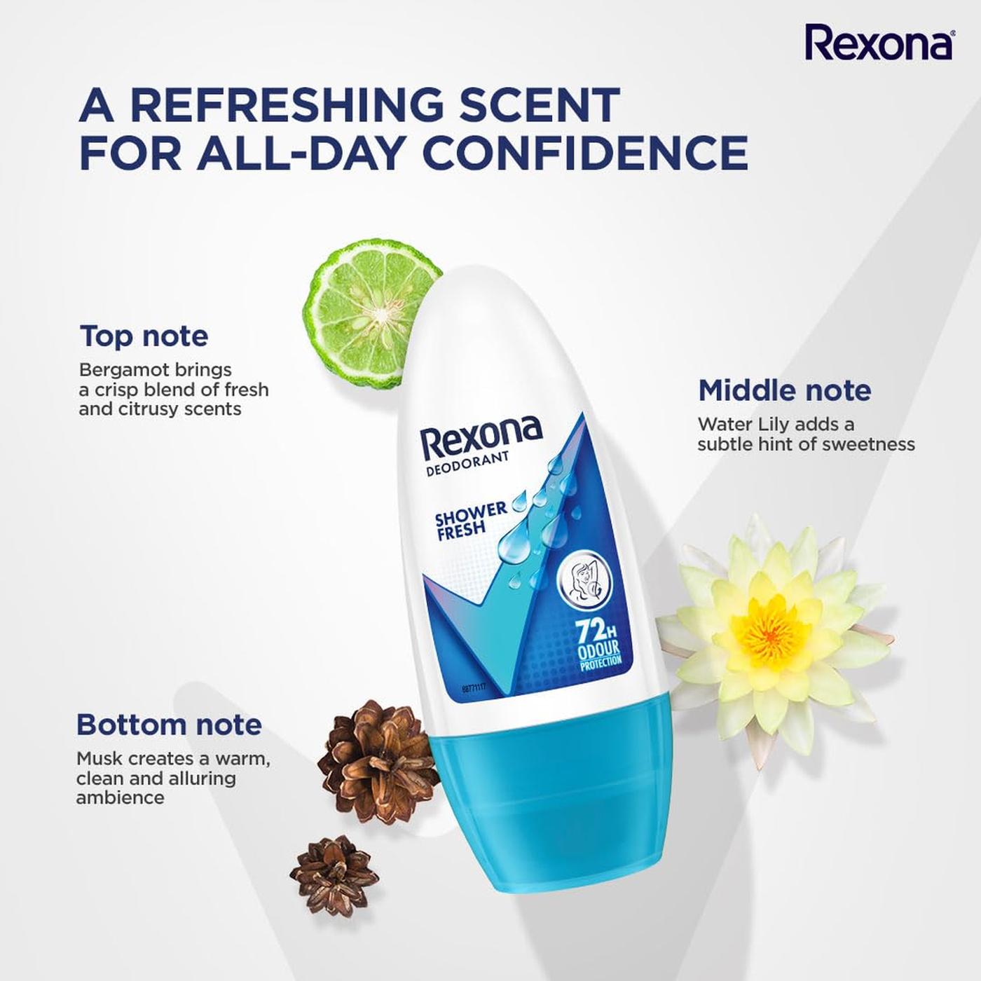 Rexona Shower Fresh Roll On Deodorant Women 50 ml Pack of 2