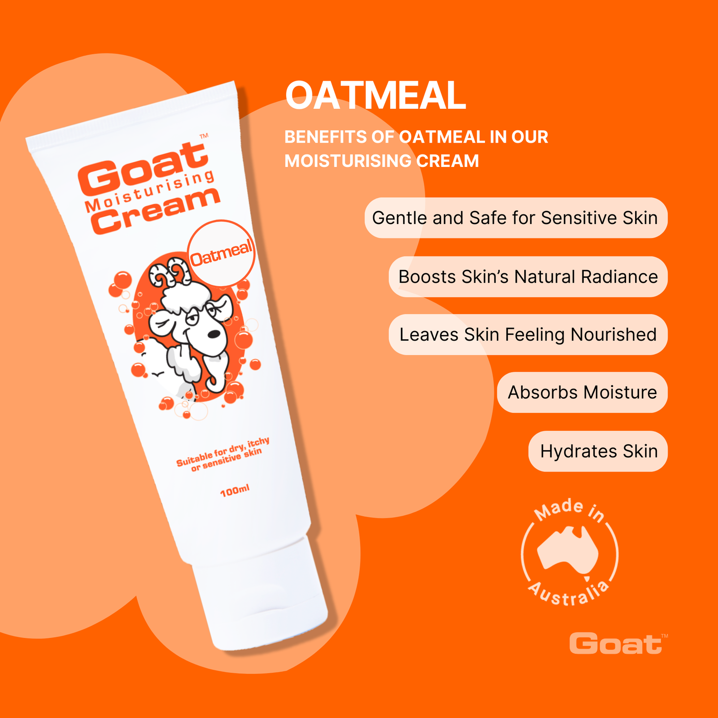 Goat - Moisturising Cream Oatmeal
