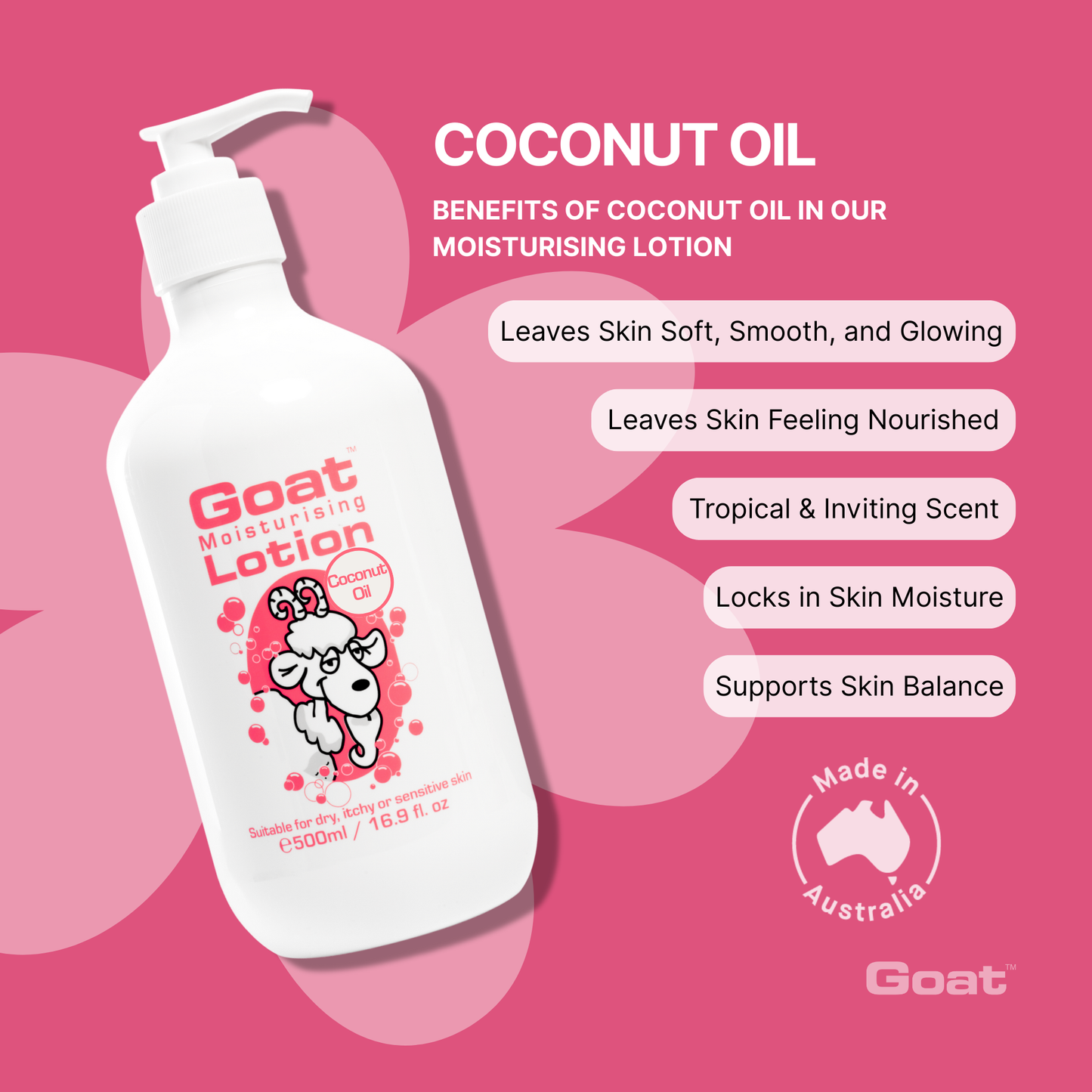 Goat - Moisturising Lotion Coconut Oil