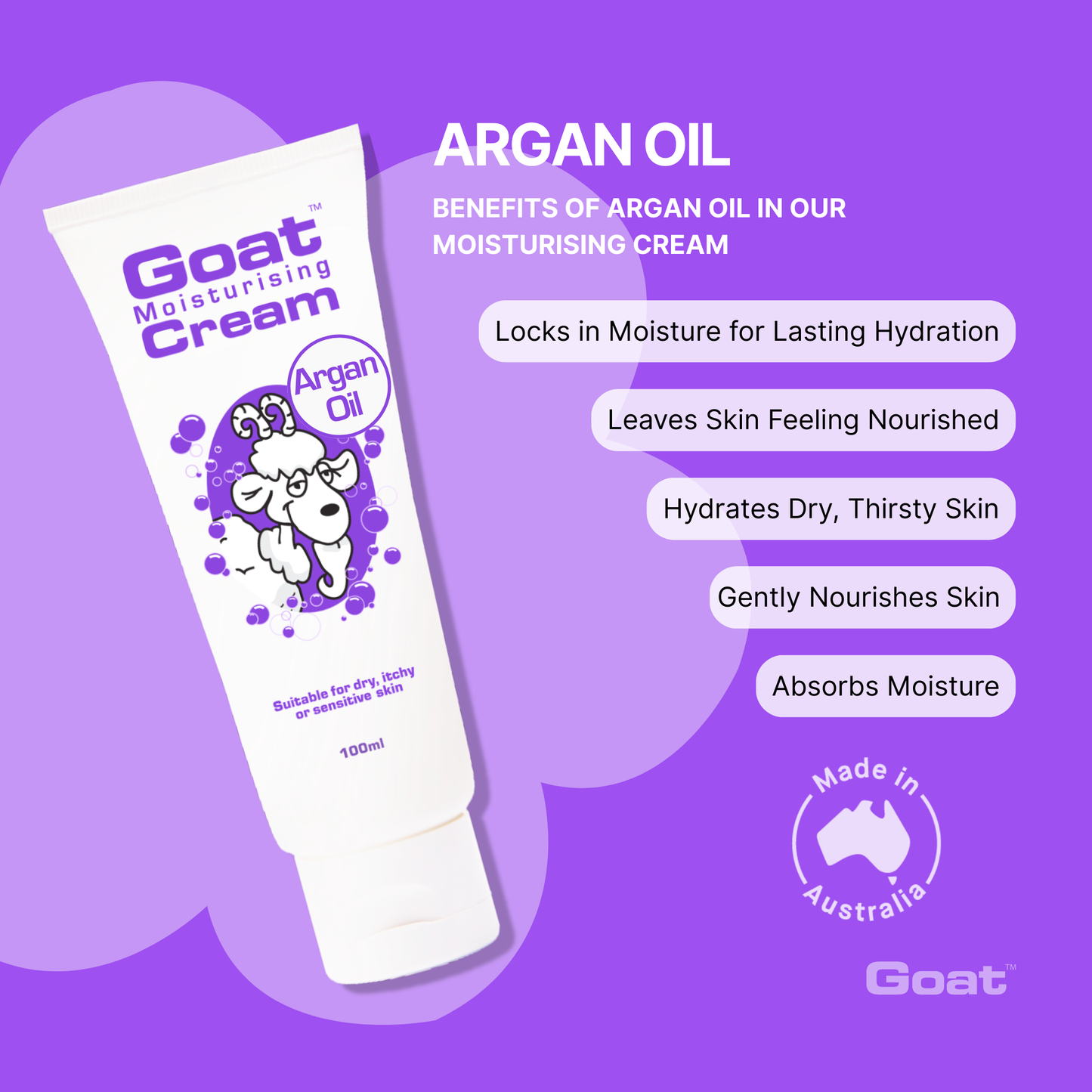 Goat - Moisturising Cream Argan Oil
