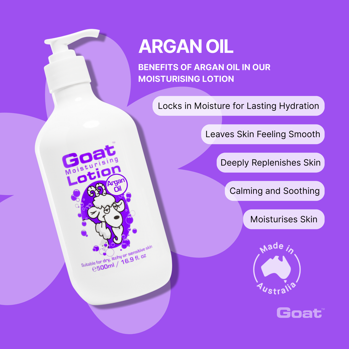 Goat - Moisturising Lotion Argan Oil