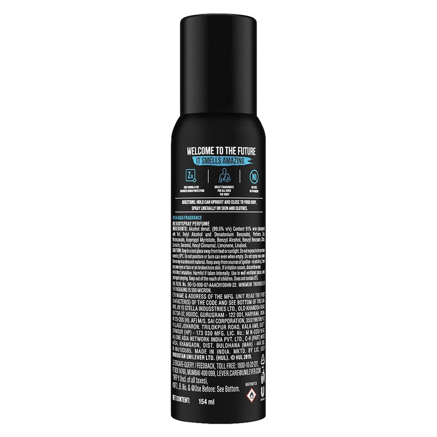 Axe Signature Champion No Gas Deodorant 154 ml Pack of 2