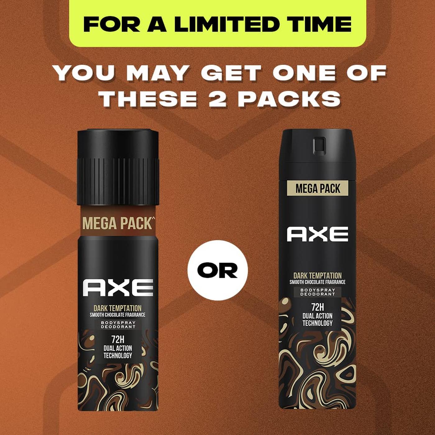 Axe Dark Temptation Deodorant Spray 215 ml Pack of 2