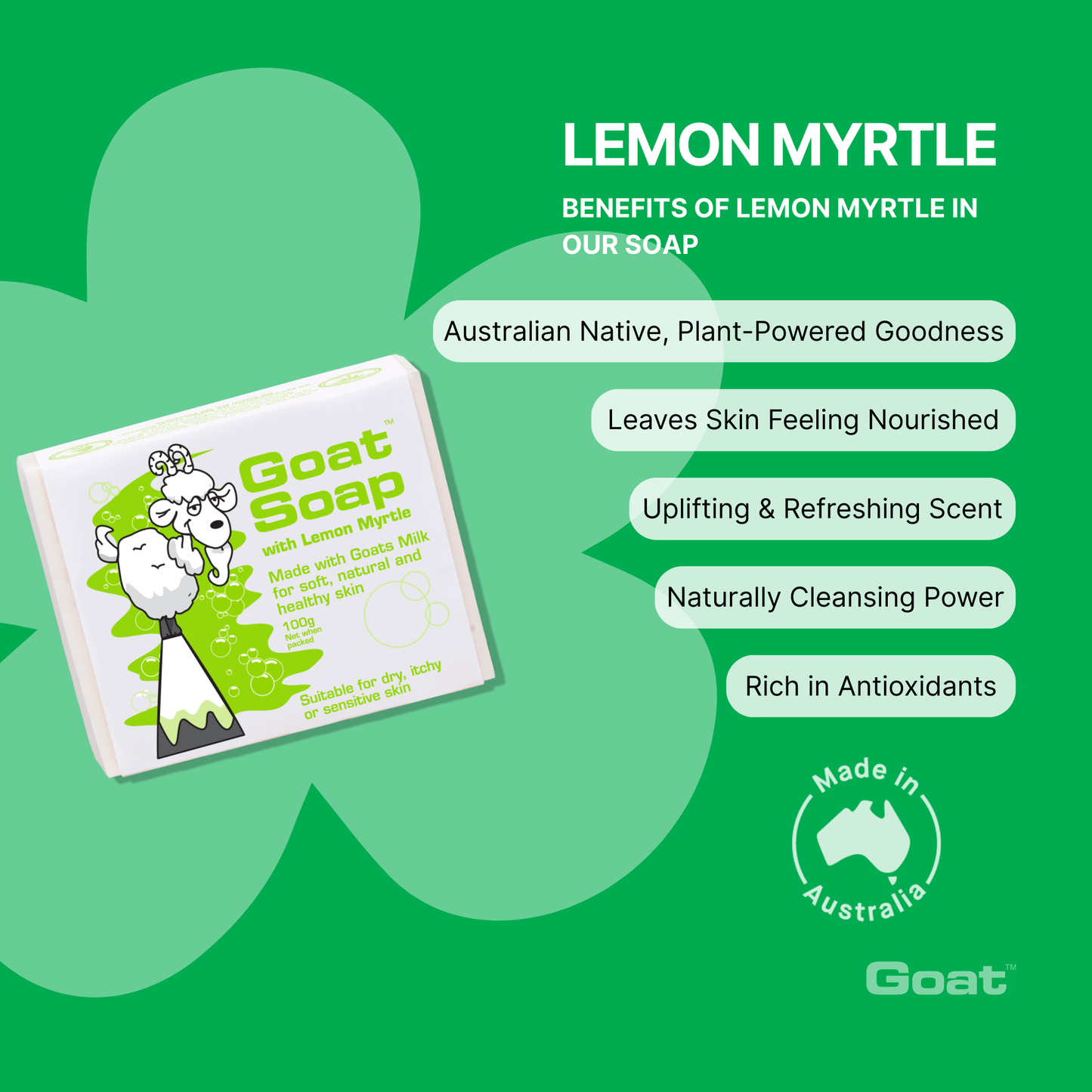 Goat Soap with Lemon Myrtle