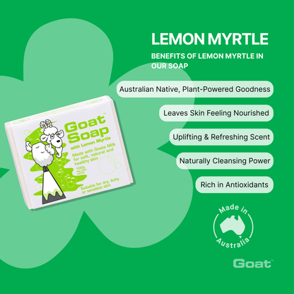 Goat - Soap with Lemon Myrtle (100g)