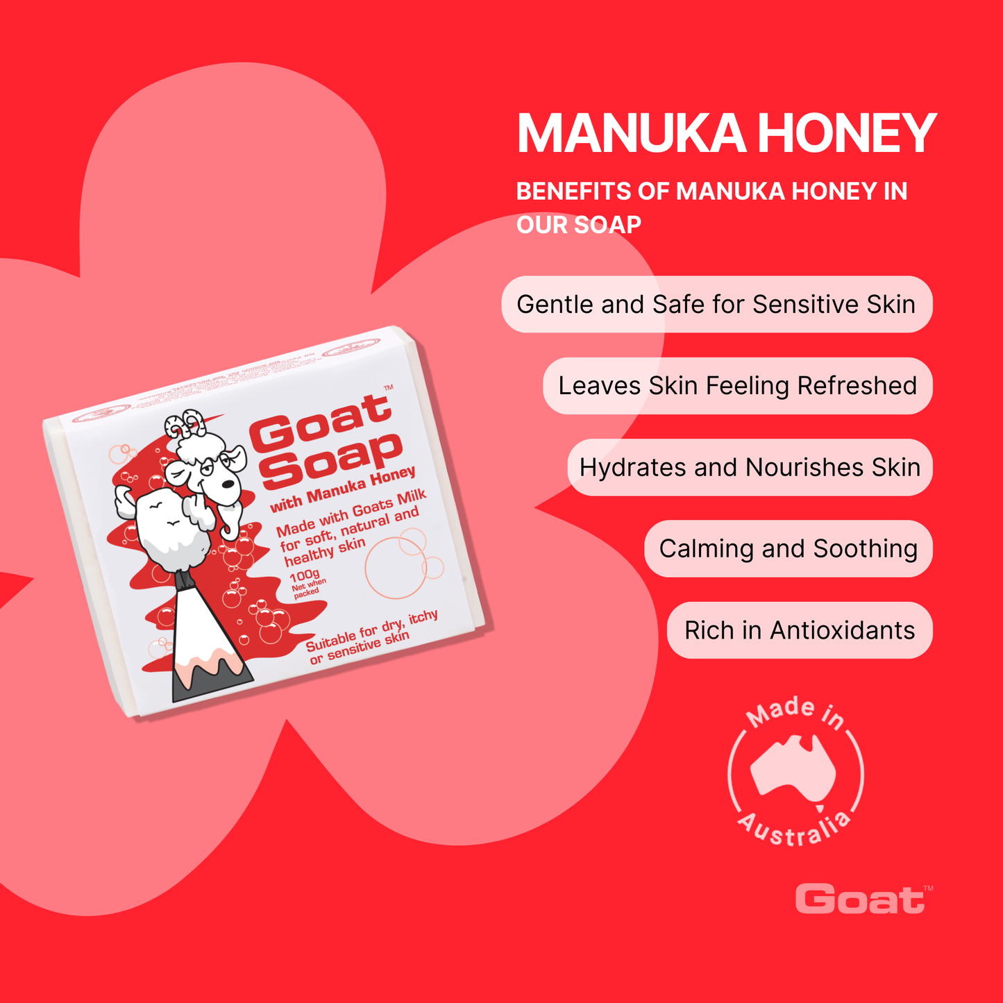 Goat Soap with Manuka Honey