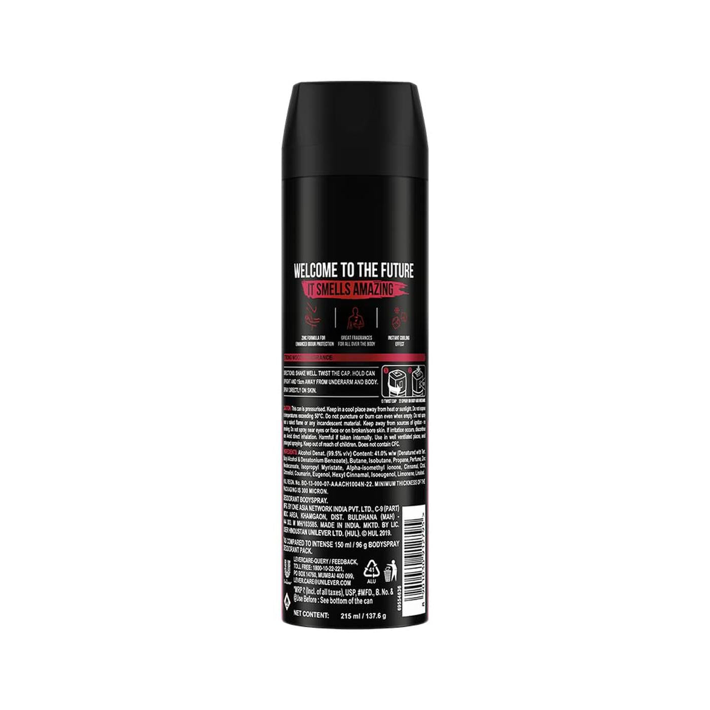 Axe Intense Long Lasting Deodorant 215 ml Pack of 2