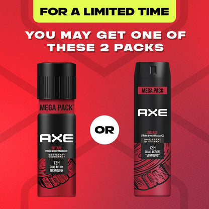 Axe Intense Long Lasting Deodorant 215 ml Pack of 2
