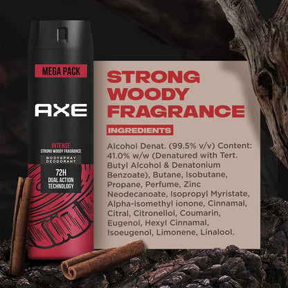 Axe Intense Long Lasting Deodorant 215 ml Pack of 2