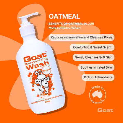 Goat - Moisturising Wash with Oatmeal (500ml)