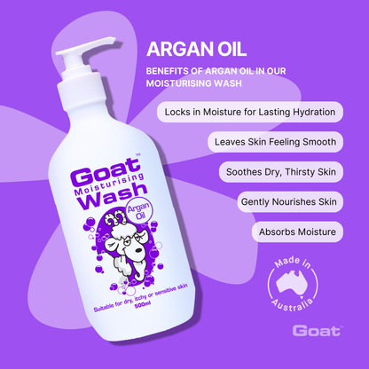Goat - Moisturising Wash with Argan Oil (500ml)