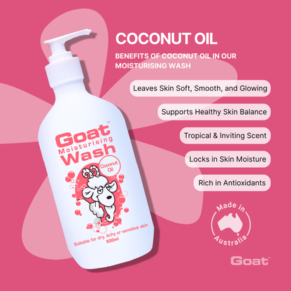 Goat - Moisturising Wash with Coconut Oil (500ml)