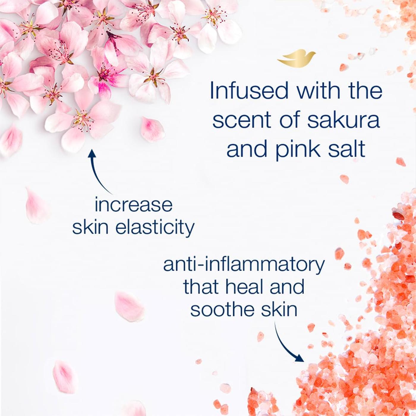 Dove Refreshing Sakura Blossom Body Wash 1L Pack of 2