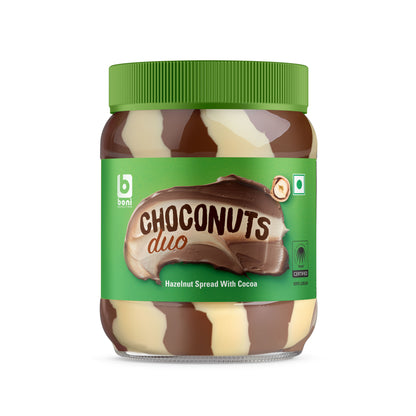 BONI - Choconuts Duo Hazelnut & Cocoa Spread (400g)