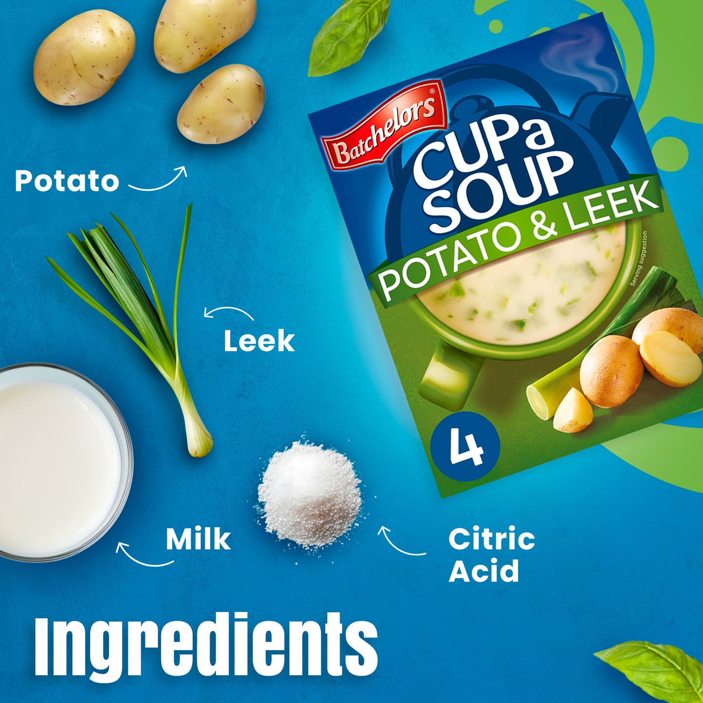 Batchelors Cup A Soup Creamy Potato and Leek, 107g