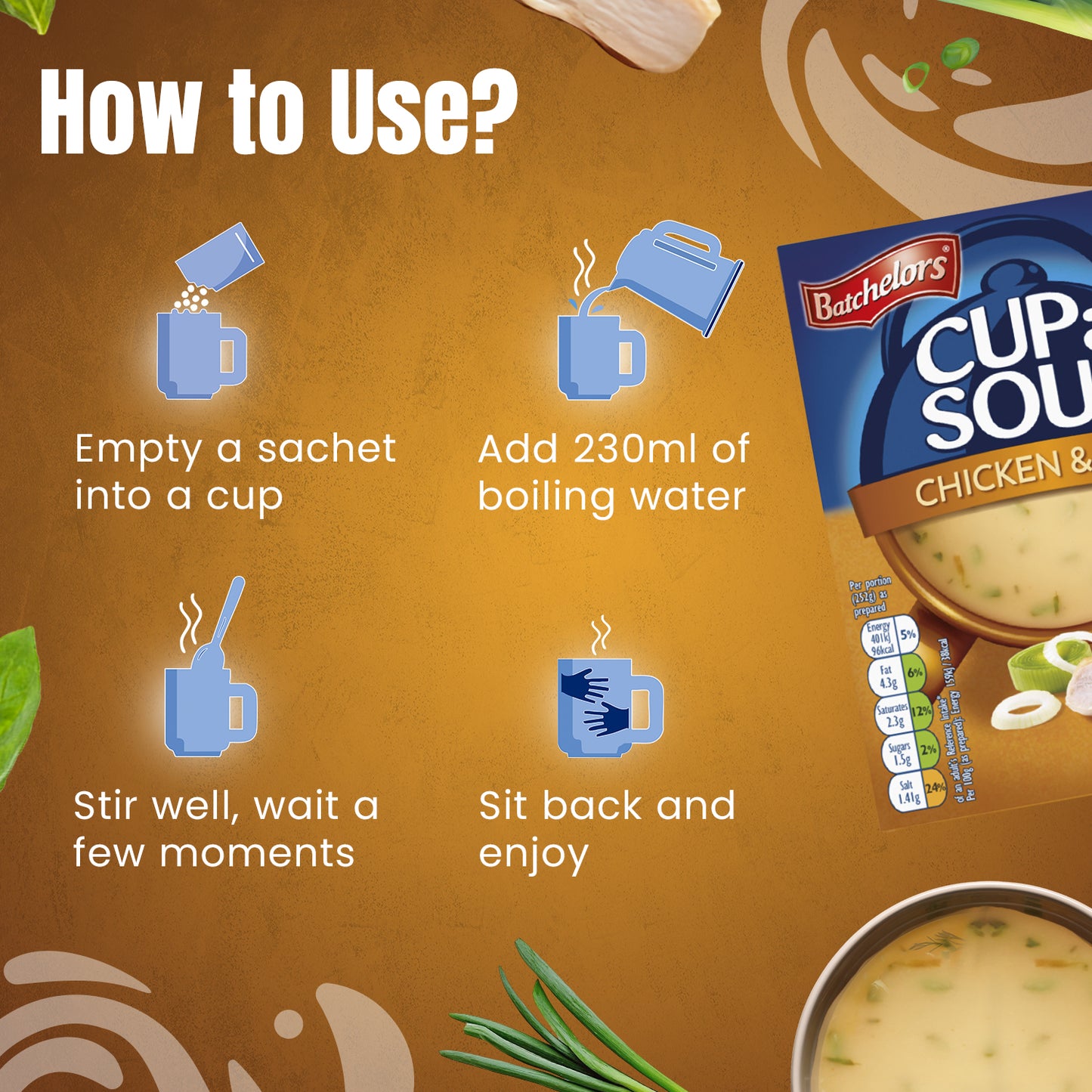 Batchelors Cup A Soup Chicken Noodle, 94g