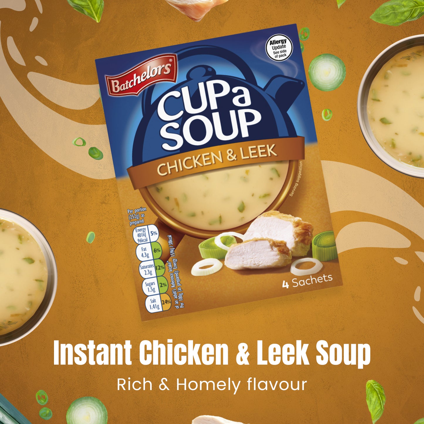 Batchelors Cup A Soup Chicken and Leek, 86g