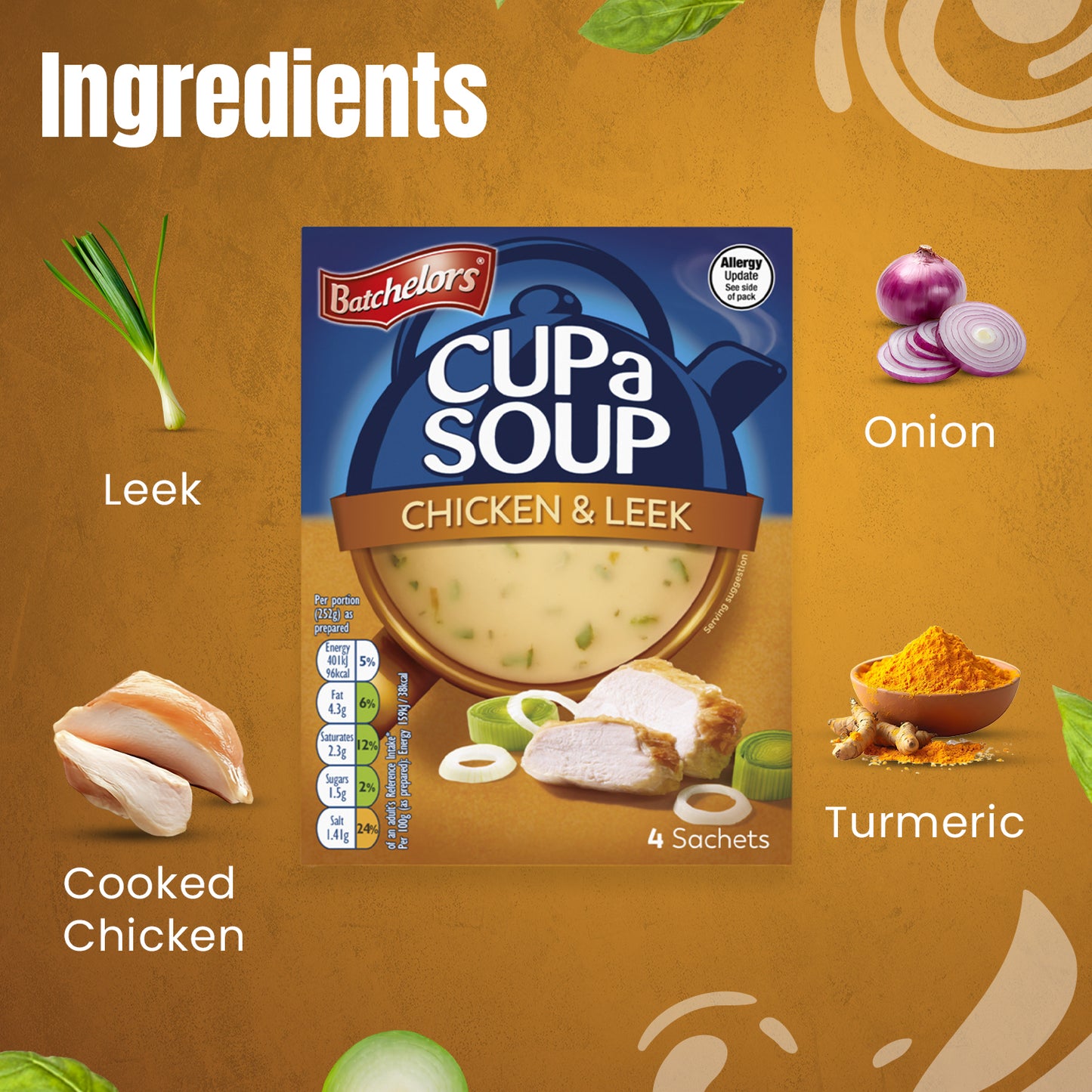 Batchelors Cup A Soup Chicken and Leek, 86g