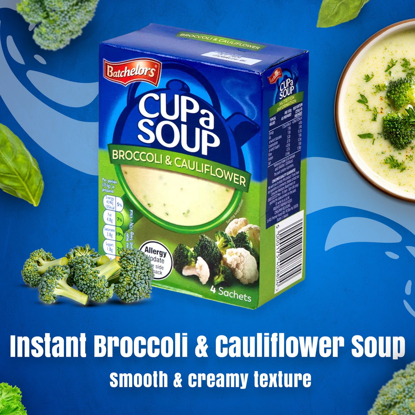Batchelors Cup A Soup Broccoli and Cauliflower, 101g