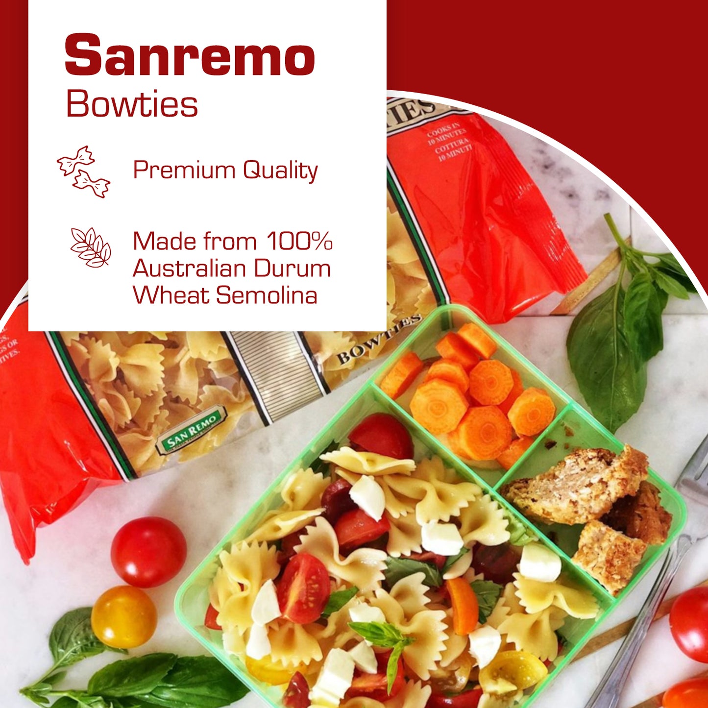 San Remo Bowties Pasta, 500g