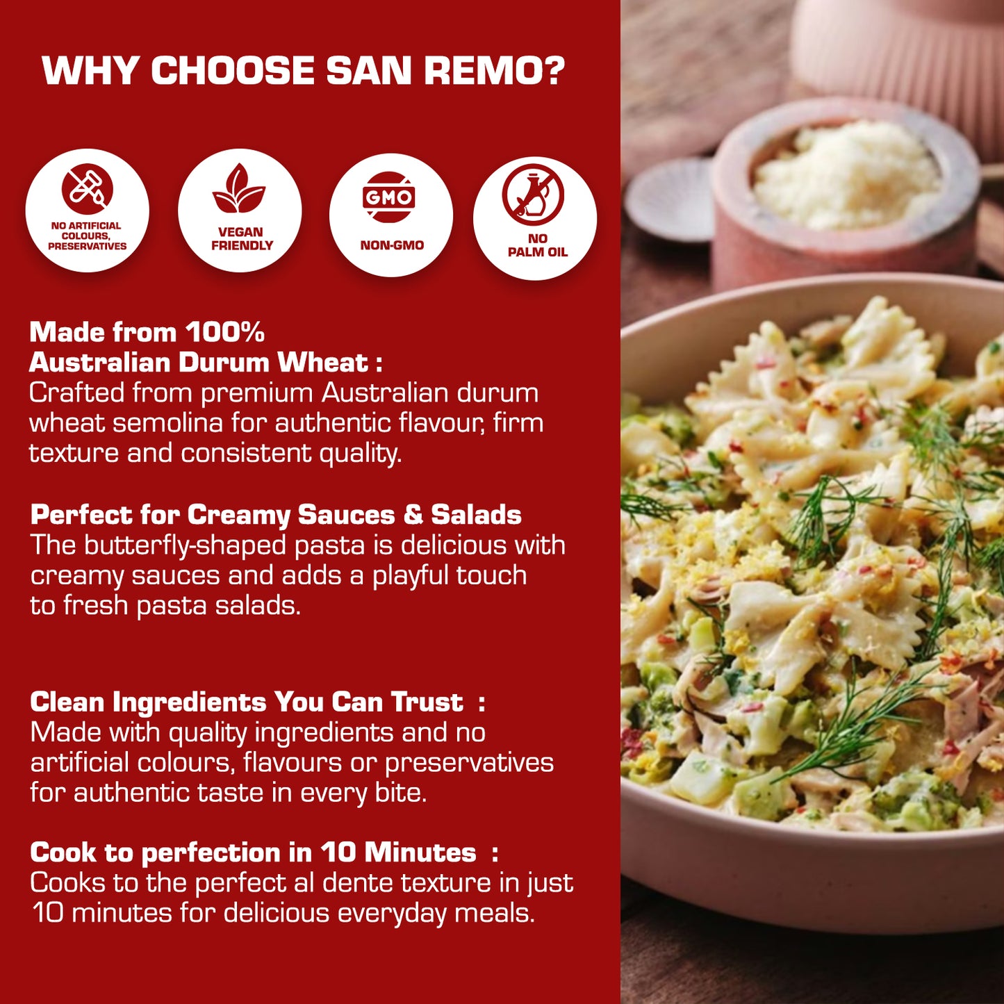San Remo - Bowties Pasta (500g)