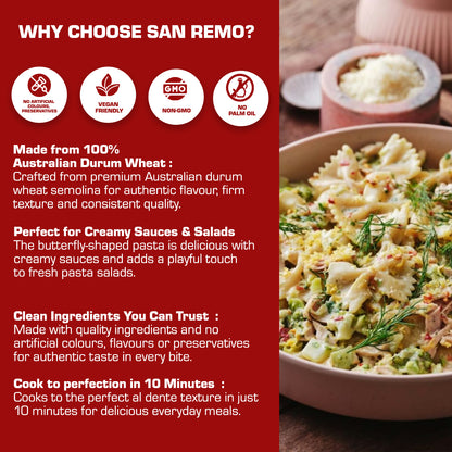 San Remo - Bowties Pasta (500g)