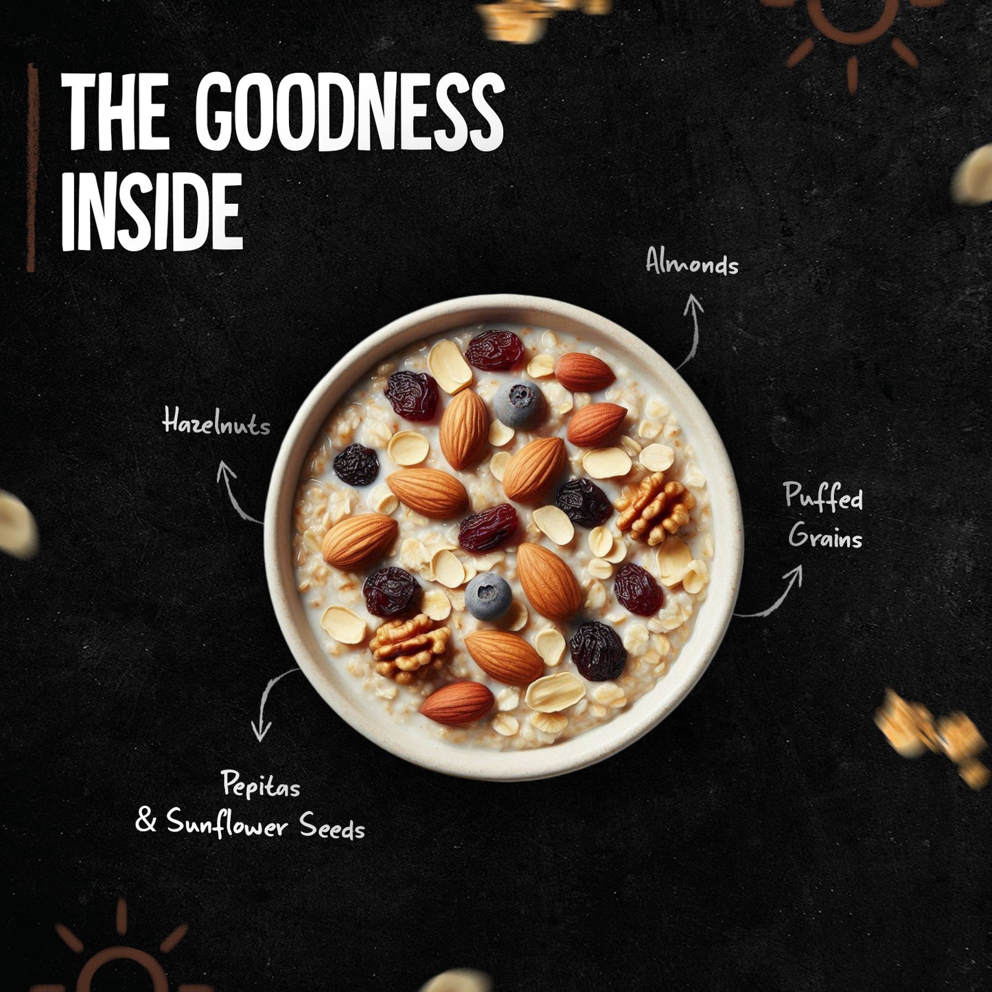 Carmans Granola Protein Rich Almond & Hazelnut 450g