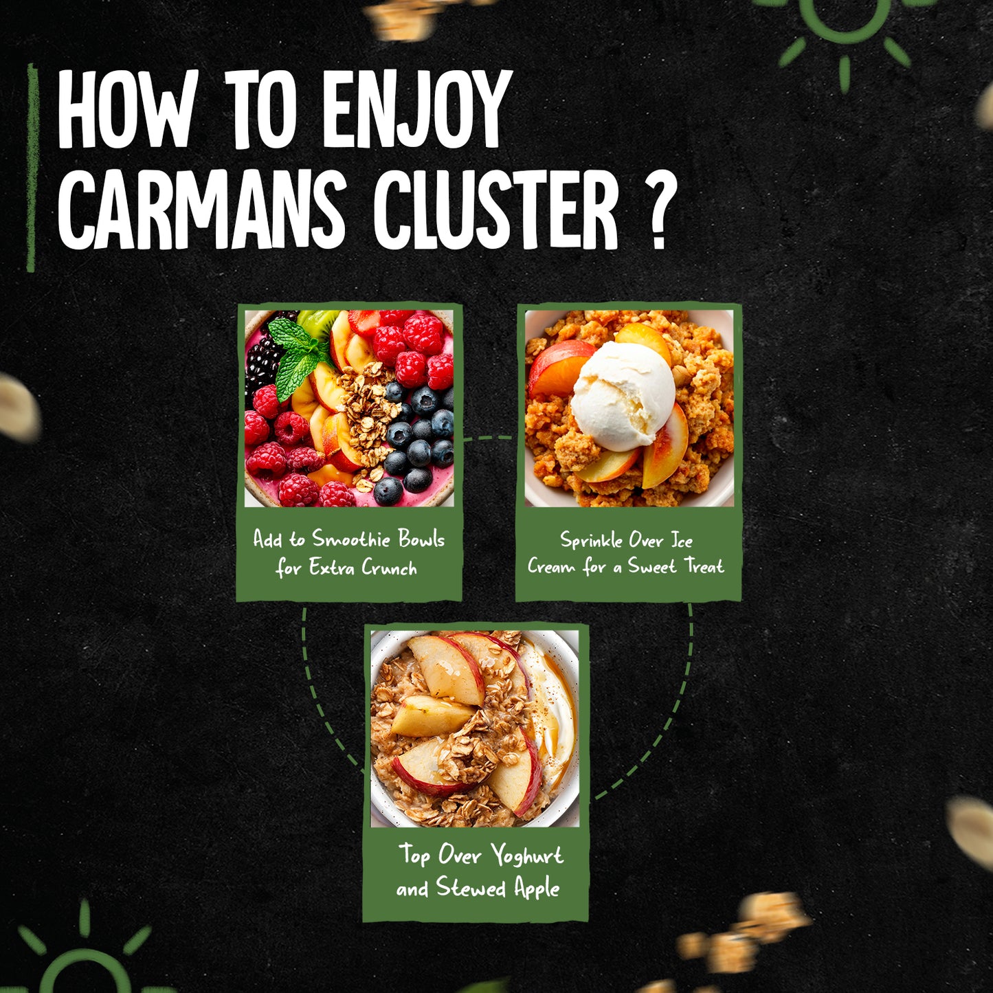 Carmans Clusters Aussie Oat Apple Crunch 450g