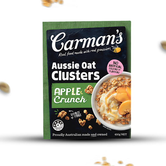 Carmans Clusters Aussie Oat Apple Crunch 450g