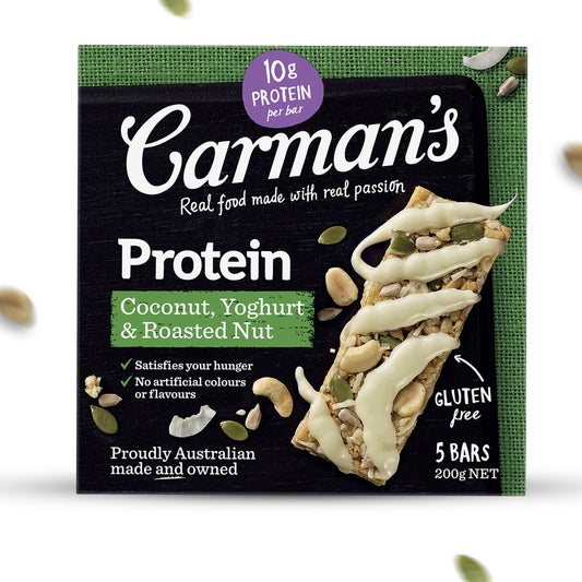 Carmans Bar Protein Coconut, Yoghurt & Roasted Nut 200g