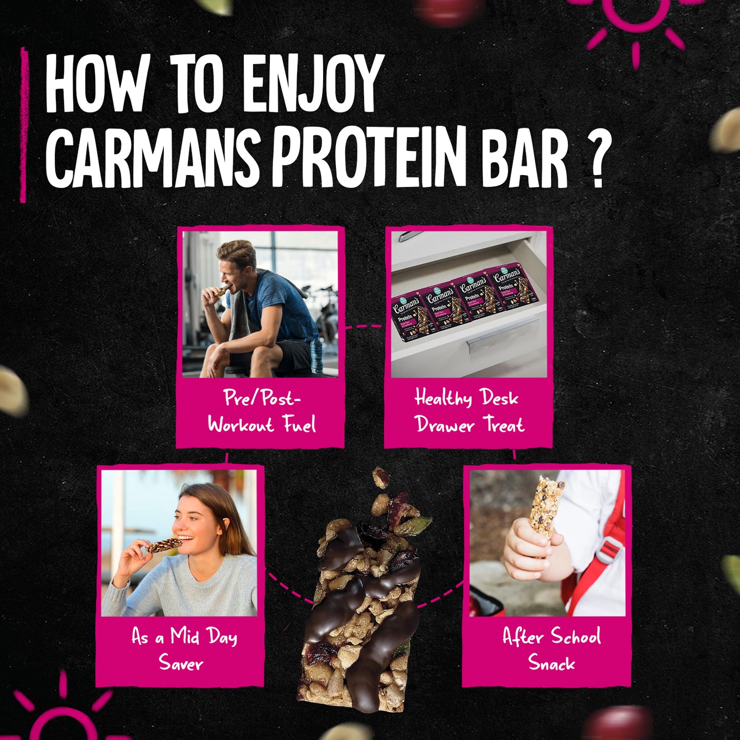 Carmans Muesli Bars Traditional Super Berry 270g