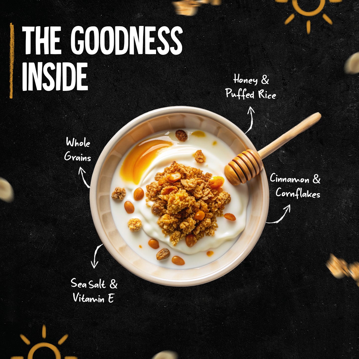 Carmans Clusters Aussie Oat Honey Crunch 450g