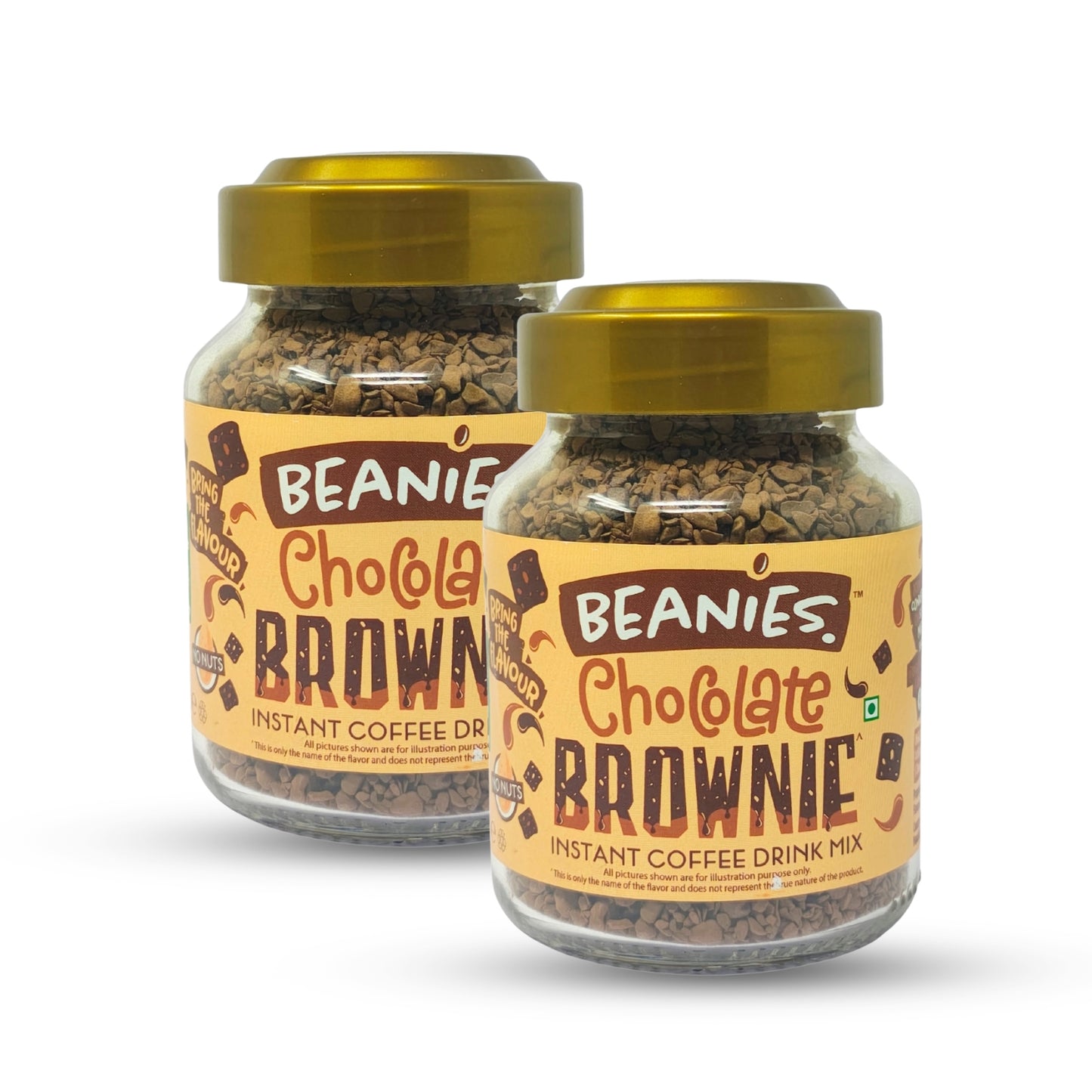 Beanies Chocolate Brownie Flavour Instant Coffee, 50g