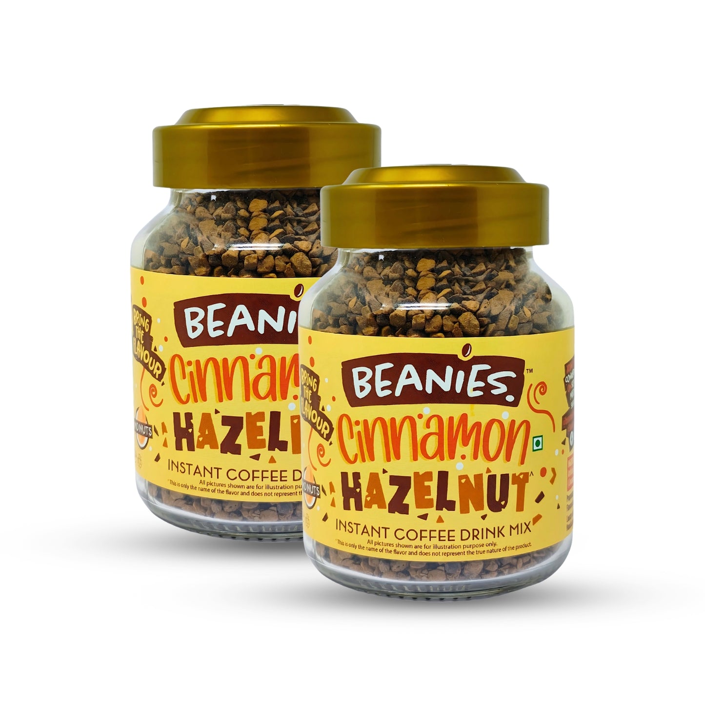 Beanies Cinnamon Hazelnut Flavor Instant Coffee, 50g