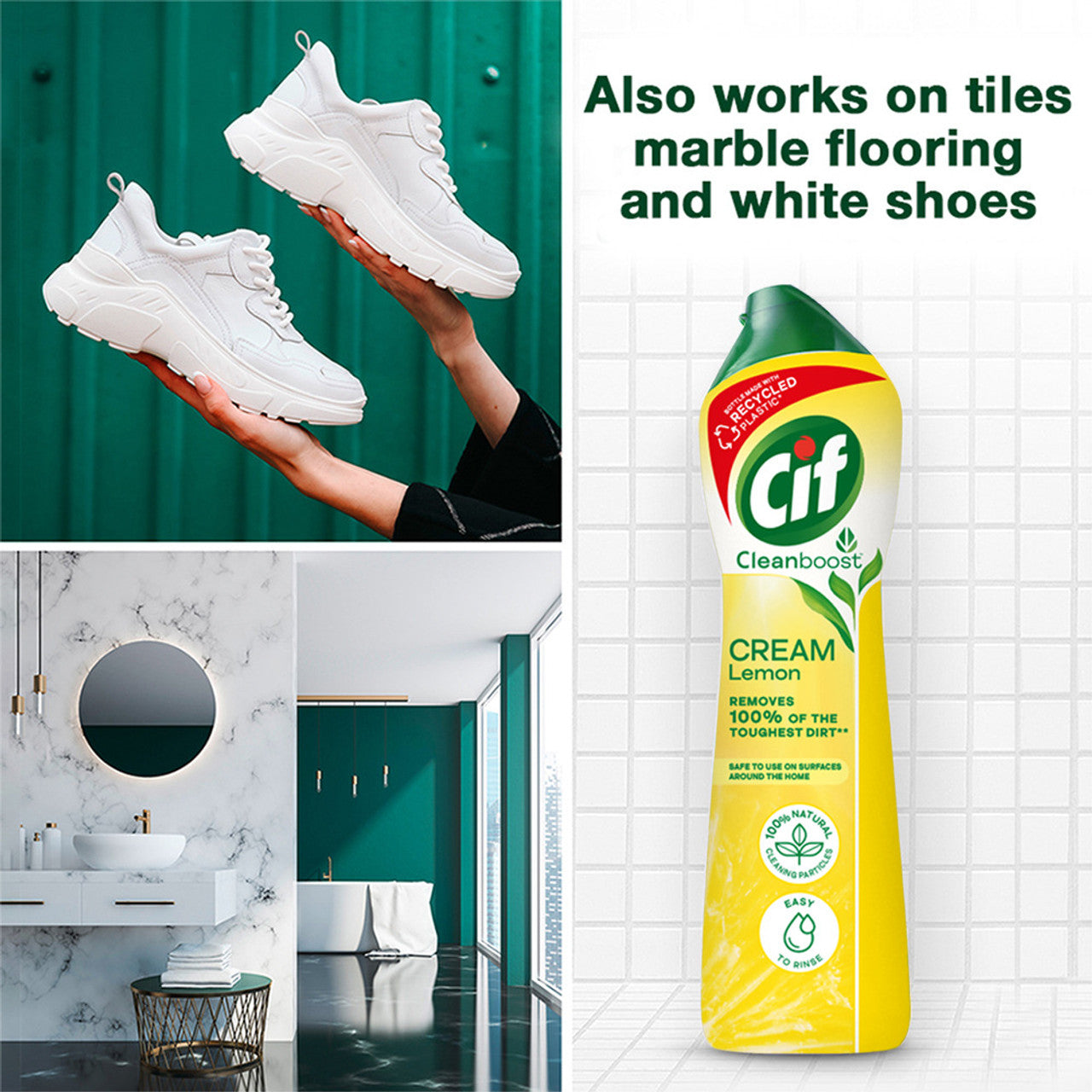 Cif Lemon Cream Surface Cleaner 500ml