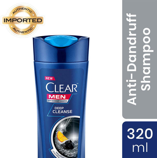 Clear Men Deep Cleanse Anti-Dandruff Shampoo with Activated Charcoal  (320 ml)