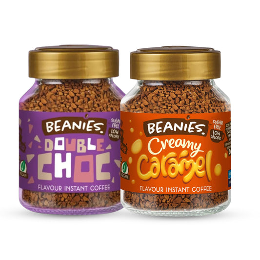 Beanies - Double Chocolate & Creamy Caramel Duo