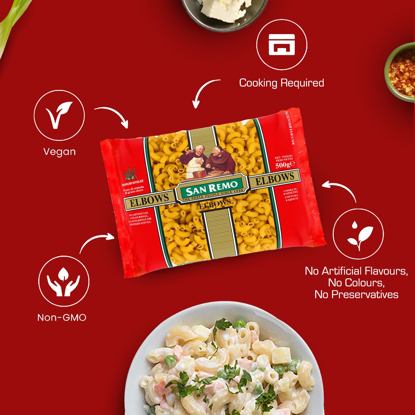 San Remo - Elbows Pasta (500g)